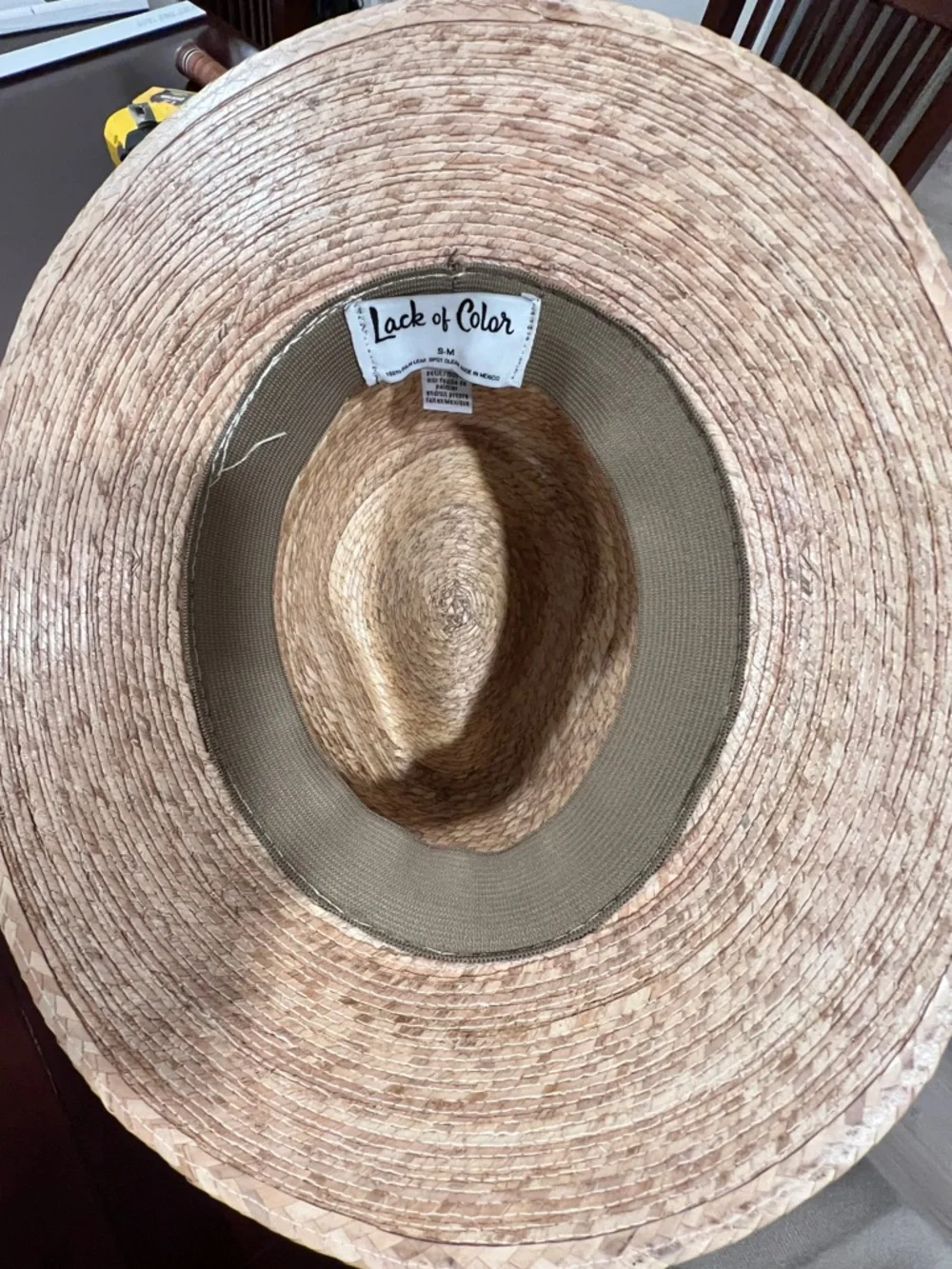 Lack Of Color Natural Straw Fedora Hat